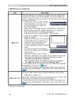 Предварительный просмотр 40 страницы 3M X64W - Digital Projector XGA LCD Operator'S Manual