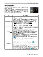 Предварительный просмотр 42 страницы 3M X64W - Digital Projector XGA LCD Operator'S Manual