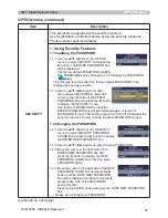 Предварительный просмотр 47 страницы 3M X64W - Digital Projector XGA LCD Operator'S Manual