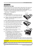 Предварительный просмотр 64 страницы 3M X64W - Digital Projector XGA LCD Operator'S Manual