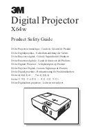 Предварительный просмотр 1 страницы 3M X64W - Digital Projector XGA LCD Safety Manual