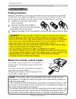 Предварительный просмотр 13 страницы 3M X66 - Digital Projector XGA LCD Operator'S Manual