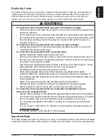 Preview for 11 page of 3M X66 - Digital Projector XGA LCD Product Safety Manual