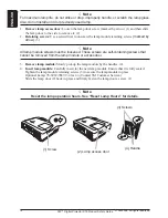 Предварительный просмотр 12 страницы 3M X76 - Digital Projector XGA LCD Product Safety Manual