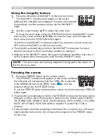 Предварительный просмотр 22 страницы 3M X90W Operator'S Manual