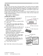 Предварительный просмотр 61 страницы 3M X90W Operator'S Manual