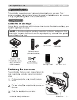 Предварительный просмотр 3 страницы 3M X95 - Digital Projector XGA LCD Operator'S Manual