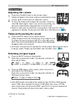 Предварительный просмотр 18 страницы 3M X95 - Digital Projector XGA LCD Operator'S Manual