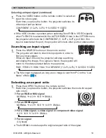 Предварительный просмотр 19 страницы 3M X95 - Digital Projector XGA LCD Operator'S Manual