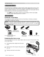 Предварительный просмотр 3 страницы 3M X95I - Digital Projector XGA LCD Operator'S Manual