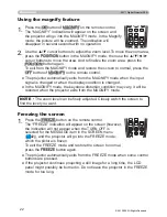 Предварительный просмотр 22 страницы 3M X95I - Digital Projector XGA LCD Operator'S Manual