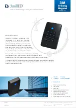 3MillID S-Gang Keypad Reader Manual preview