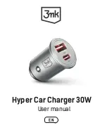 3mk Hyper Car Charger 30W User Manual preview