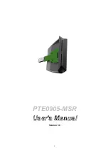 Preview for 1 page of 3nStar PTE0905-MSR User Manual