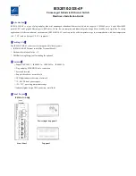 Preview for 1 page of 3One data IES2010-2GS-4F Hardware Installation Manual