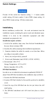 Preview for 7 page of 3One data IES308-2F Hardware Installation Manual