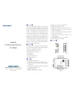 Preview for 1 page of 3onedata CP202-2CI User Manual