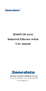 3onedata IES605-2D series User Manual preview