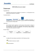 Preview for 2 page of 3onedata IES615-1F-2DI User Manual