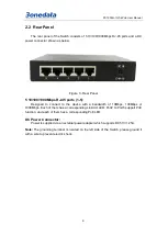 Предварительный просмотр 5 страницы 3onedata PS1005G-1GT-4PoE User Manual