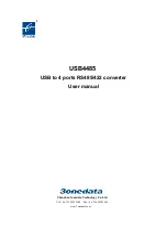 3onedata USB4485 User Manual preview