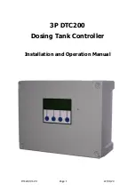 3P Technik DTC200 Installation And Operation Manual предпросмотр