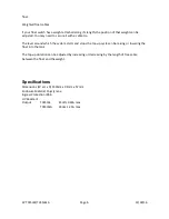 Preview for 6 page of 3P Technik TCS5JBLA Installation And Operation Manual