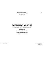 Предварительный просмотр 5 страницы 3rd Eye AWTSL503MT User Manual