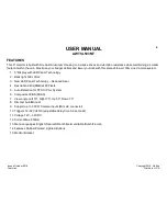 Предварительный просмотр 6 страницы 3rd Eye AWTSL503MT User Manual