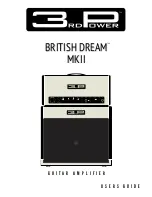 Предварительный просмотр 1 страницы 3rd Power BRITISH DREAM MKII User Manual