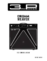 3rd Power Dream Weaver 112 User Manual preview