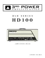 3rd Power HD 100 User Manual предпросмотр