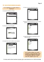 Предварительный просмотр 9 страницы 3rdisecure IRIS 101 User Instructions