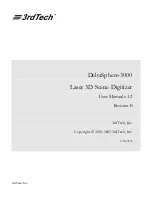 3rdTech DeltaSphere-3000 User Manual preview