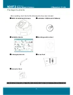 Предварительный просмотр 6 страницы 3S N3072 User Manual