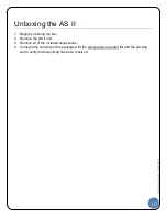 Preview for 10 page of 3SAE TECHNOLOGIES AS II User Manual