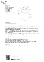 Preview for 2 page of 3SIXT 3S-1592 Operating Instructions