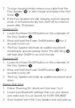 Предварительный просмотр 5 страницы 3SIXT Fury Speaker 3S-1647 User Manual