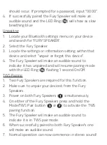Предварительный просмотр 6 страницы 3SIXT Fury Speaker 3S-1647 User Manual