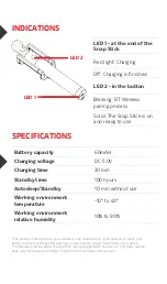 Предварительный просмотр 4 страницы 3SIXT Snap Stick User Manual