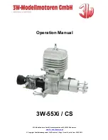 Preview for 1 page of 3W 3W-55Xi Operation Manual