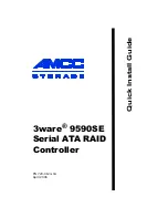 3Ware 9590SE Series Quick Install Manual предпросмотр