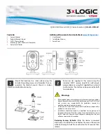 3xLogic VX-2S-CPIR-W Quick Install Manual предпросмотр