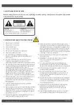 Preview for 5 page of 4-acoustic Pro Audio SQ Series Operation Manual