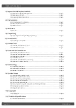 Предварительный просмотр 2 страницы 4-acoustic Pro Audio SX-27000 Operation Manual