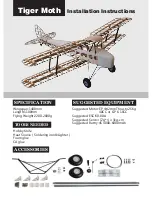 4-Max Models Tiger Moth Installation Instructions Manual preview