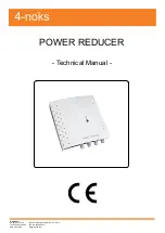 Предварительный просмотр 1 страницы 4-noks Power Reducer Technical Manual