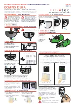 Предварительный просмотр 1 страницы 4 tec SENSORTECHNOLOGY DOMINO 105 Series Fitting And Operating Instructions