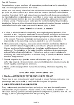 Preview for 4 page of 4B Binswitch Elite BSE1V10C Operation Manual