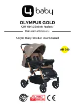 Предварительный просмотр 1 страницы 4baby OLYMPUS GOLD AB360 User Manual